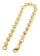 Womens Dog Tag Bracelet 10K/14K Yellow Gold