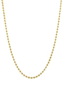 Gold Chain - Womens Dog Tag Chain 10K Gold