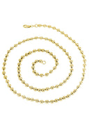 Gold Chain - Womens Dog Tag Chain 10K Gold