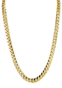 Gold Chain - Womens Hollow Miami Cuban Link Chain 10K Gold