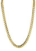 Gold Chain - Womens Hollow Miami Cuban Link Chain 10K/14K Gold