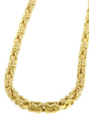 Gold Chain - Womens Italian Byzantine Chain 10k Gold