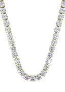 Gold Plated Mens Tennis Chain