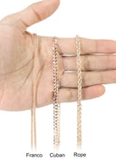 Diamond 10K/14K Rose Gold Small Round Picture Pendant Necklace | Appx. 0.50 Carat